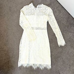 White stretchy dress! Fits beautifully.